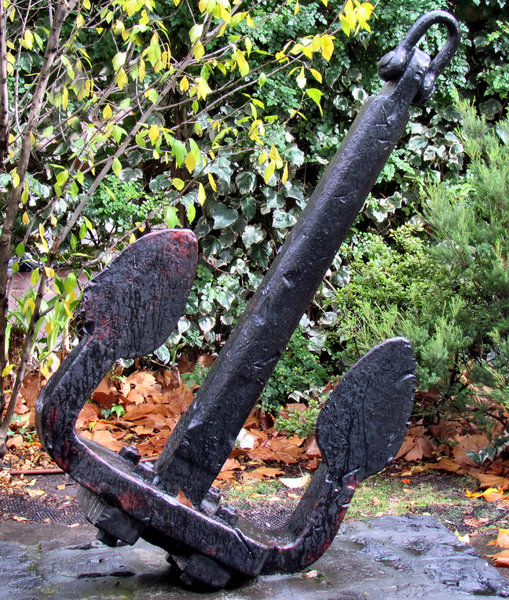 anchor in the rain