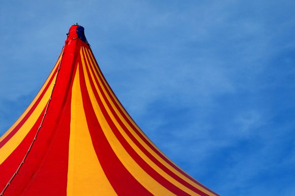 Circus tent top