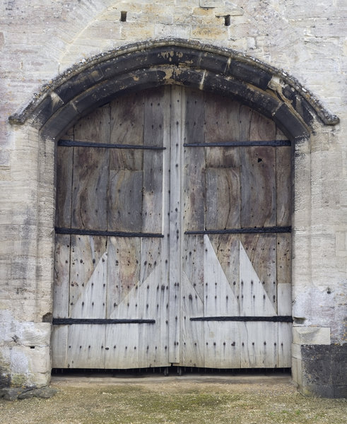 Ancient barn doors