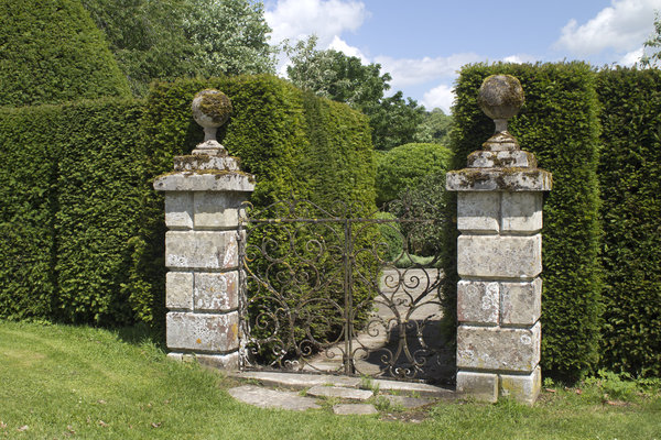 Ornamental garden gate