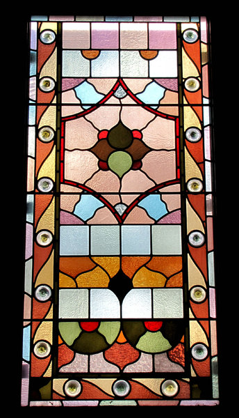 light colours2: old stained glass windows with abstract patterns