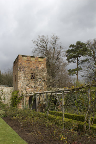 Old garden with tower