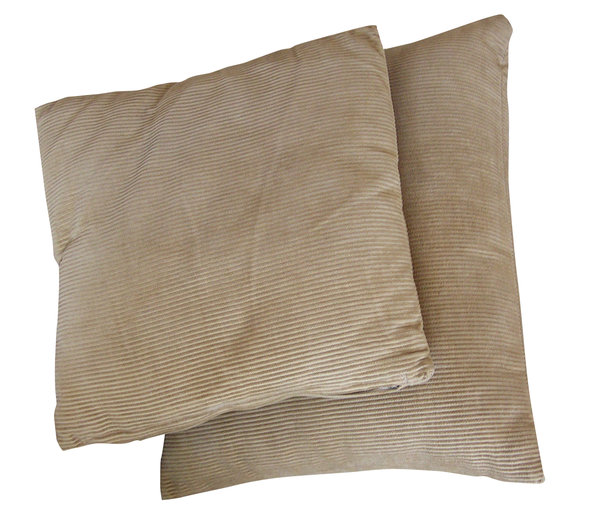 Corduroy pillows