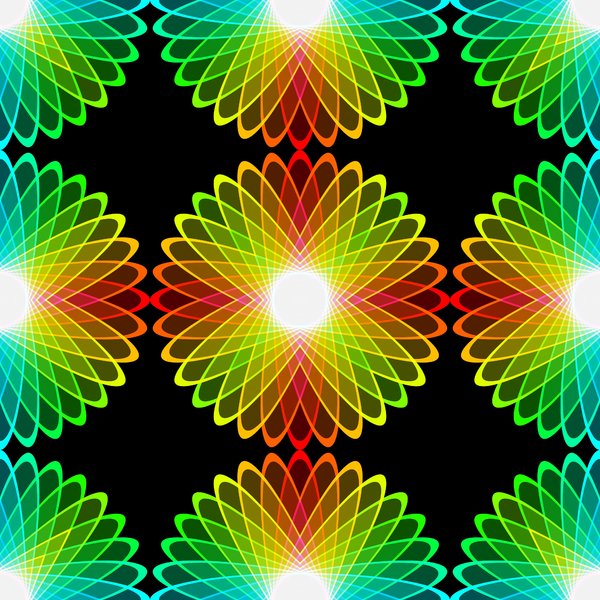 Kaleidoscopic Tile 4