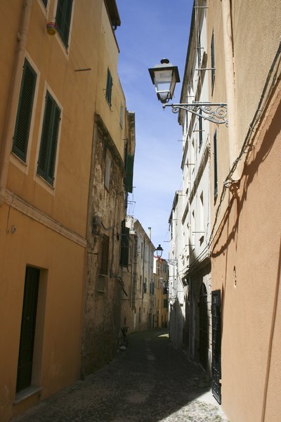 Sardinian town alley