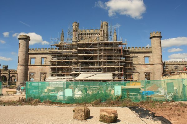 Castle under restoration