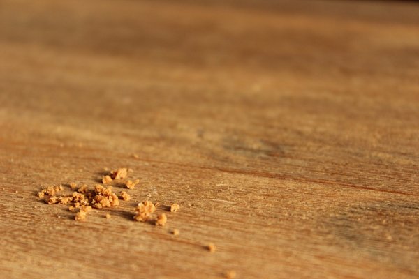 Bread Crumbs: Picture of some bread crumbs on a table