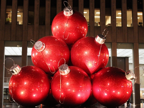Red Christmas Balls