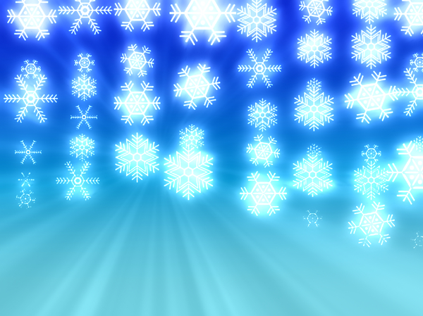 Stars Snowflakes Background 3