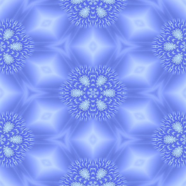Ornate Blue Tile