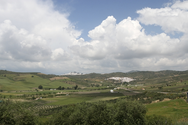 Landscape with white villages