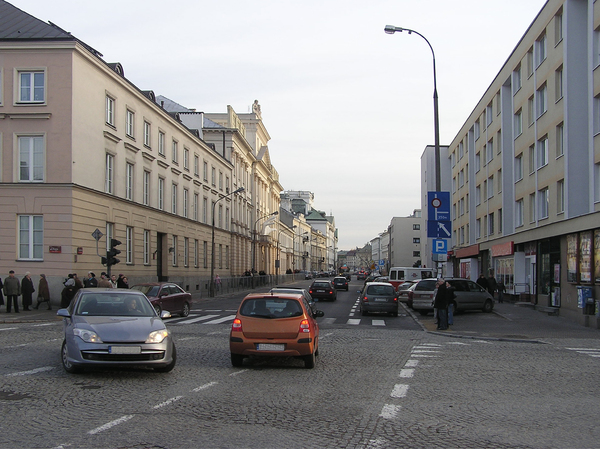 Cobblestone street