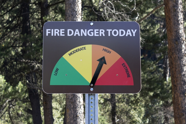 Fire Danger sign