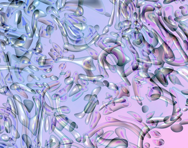 Bubbly 3D Abstract