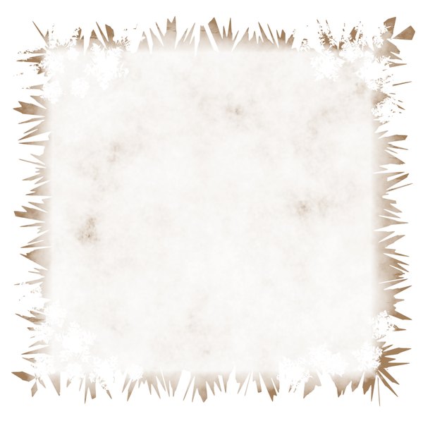 Stained Grunge Background 7: A stained white grunge background with a grungy border. Useful for paper, parchment, banners, background, texture, fill or element. Beige or sepia and white colours.