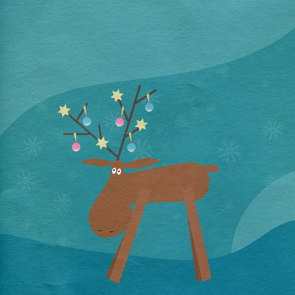 Christmas reindeer paper: no description