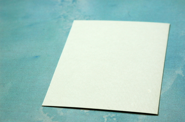 something to write on: A blank sheet of paper.