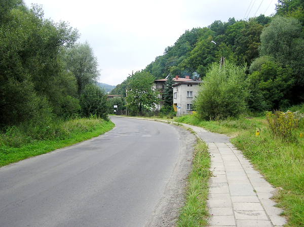 A street in the mountains