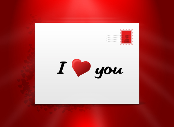 Love letter: A love letter vector illustration