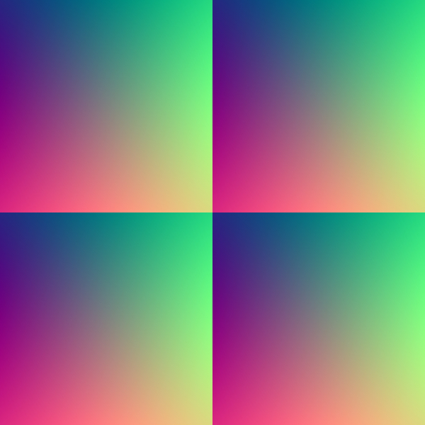 Seamless Gradient Tile 2: A seamless gradient tile in retro primary shades.