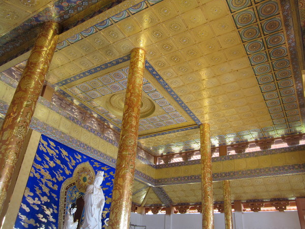 Chinese style temple ceiling