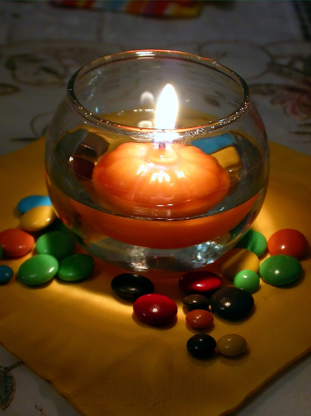 Candle & candy