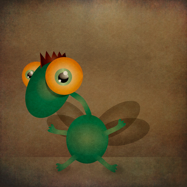 Little monster with texture