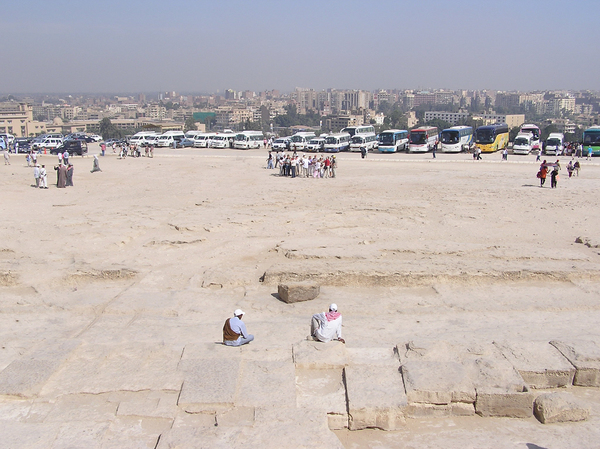 Giza - a view from Pyramids