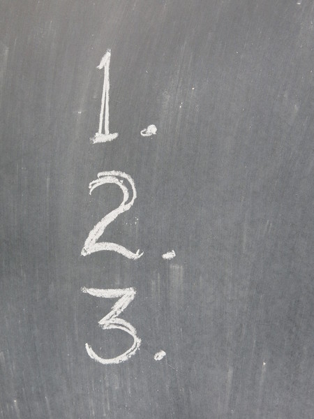 chalkboard numbers