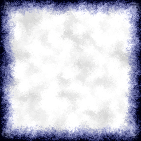 Blue Grunge Border: A dark grungy blue border or frame. Plenty of copyspace.
