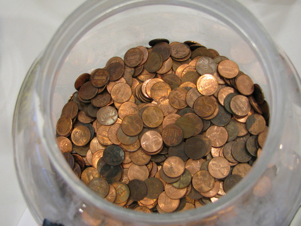 Penny Wars - Pennies in a Jar