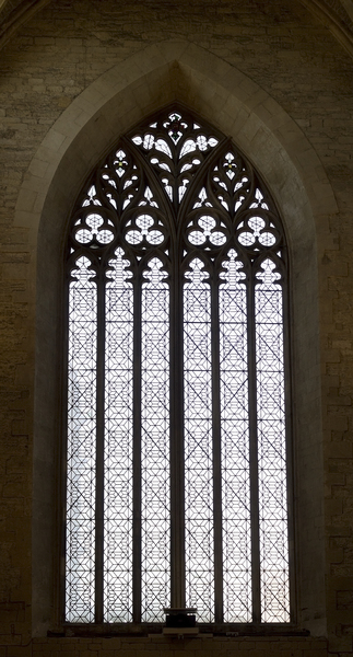 Plain abbey window