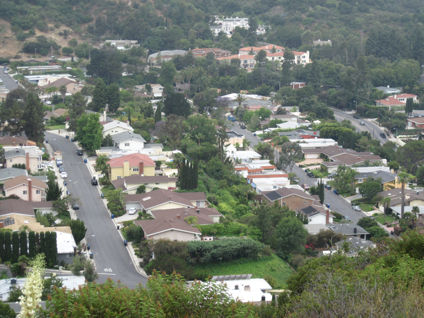 West Hollywood hills