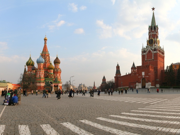 Red Square on Sunday