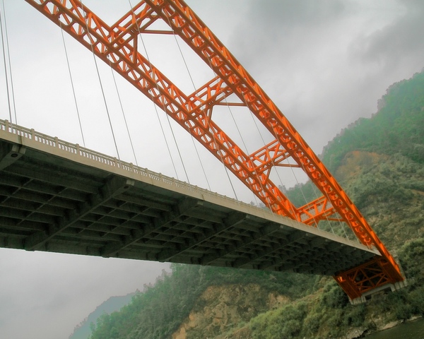 Orange bridge