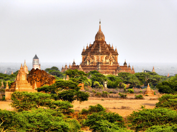 The pagodas of Bagan