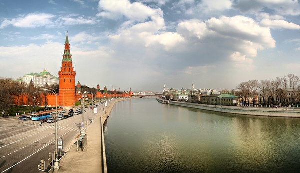 Spring at Moscow-river
