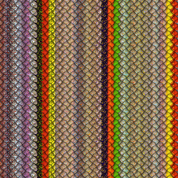 multicolored striped weave5