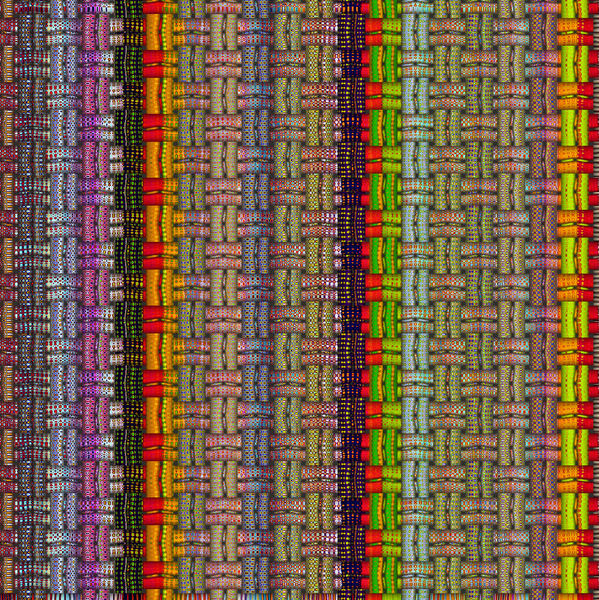 multicolored striped weave3