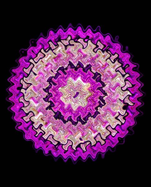 purple glass jigsaw mandala2CD