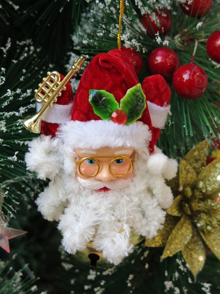 Santa face decoration