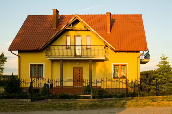 Yellow house