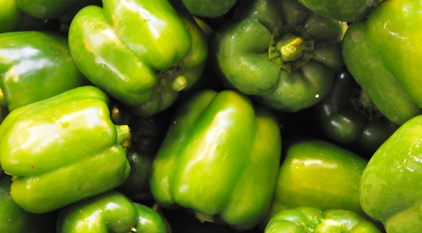 green peppers texture