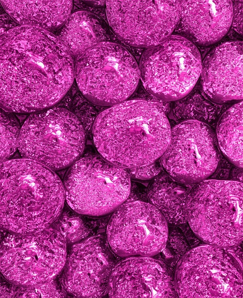 pink patterned spheres1
