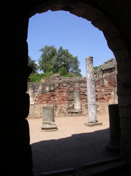 Roman public bath in Merida