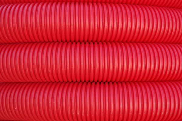 Texture - red plastic pipes