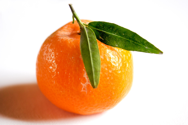 Tangerine: Tangerine on white background
