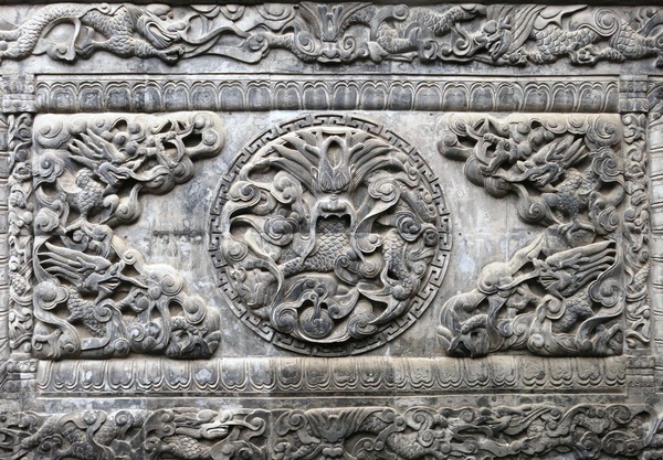 stone dragon artwork