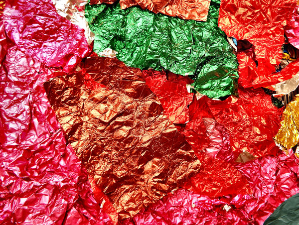 coloured foil fragments1