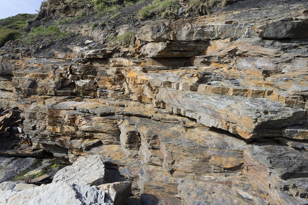 Sedimentary rock layers